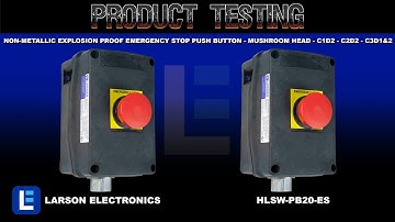 Non-Metallic Explosion Proof Emergency Stop Push Button - Mushroom Head - C1D2 - C2D2 - C3D1&2