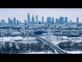 Warsaw center by drone | National Stadium | Świętokrzyski Bridge | Winter views | DJI Mini 2 [4K]