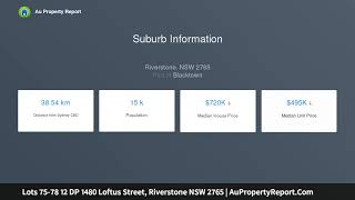 Lots 75-78 12 DP 1480 Loftus Street, Riverstone NSW 2765 | AuPropertyReport.Com