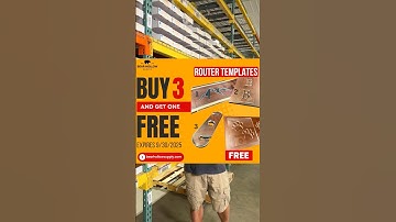Router Template BOGO #router #bearhollowsupply #woodworking #woodshop #woodtok #wooddesigner