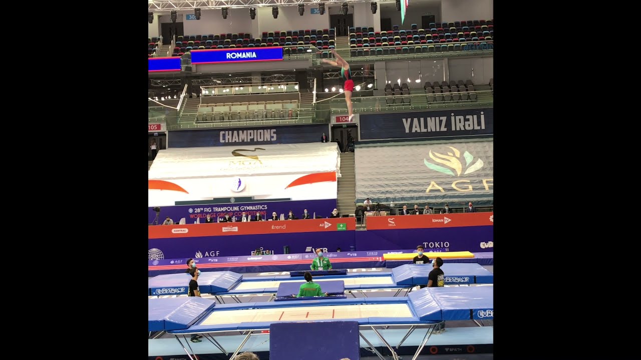 Final , 17-21 Girls and Boys, Trampoline World Age Group Competition , Baku (AZE) 2021