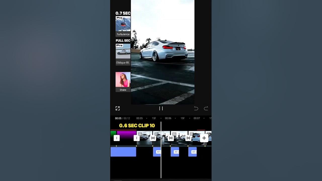 Capcut car editing tutorial #capcut #template