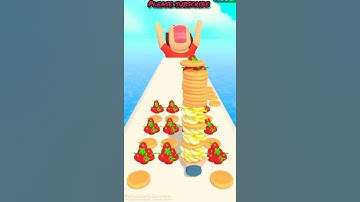 Pancake Run 3D(BIG UPDATE) Pancake 😋 🎂 all new levels gameplay android ios walkthrough