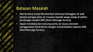 METODOLOGI - Rancang Bangun Monitoring ketinggian Air dan Sistem Kontrol Pada Pintu Air