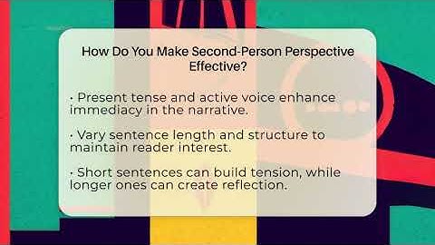 How Do You Make Second-Person Perspective Effective? - The Prose Path