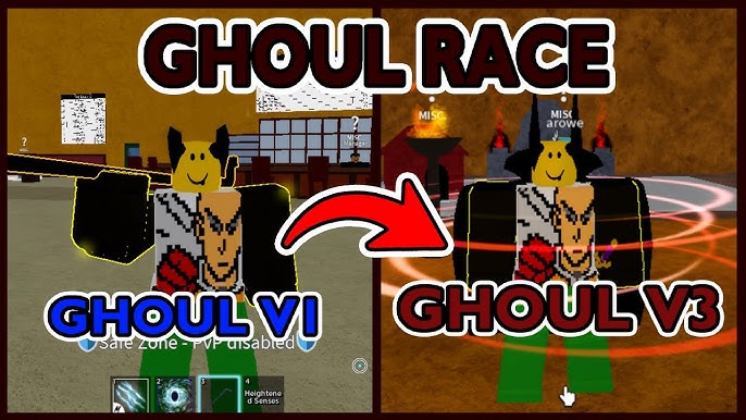 Im fighting style side,ghoul mask+race=ez raids and i become a tank : r/ bloxfruits