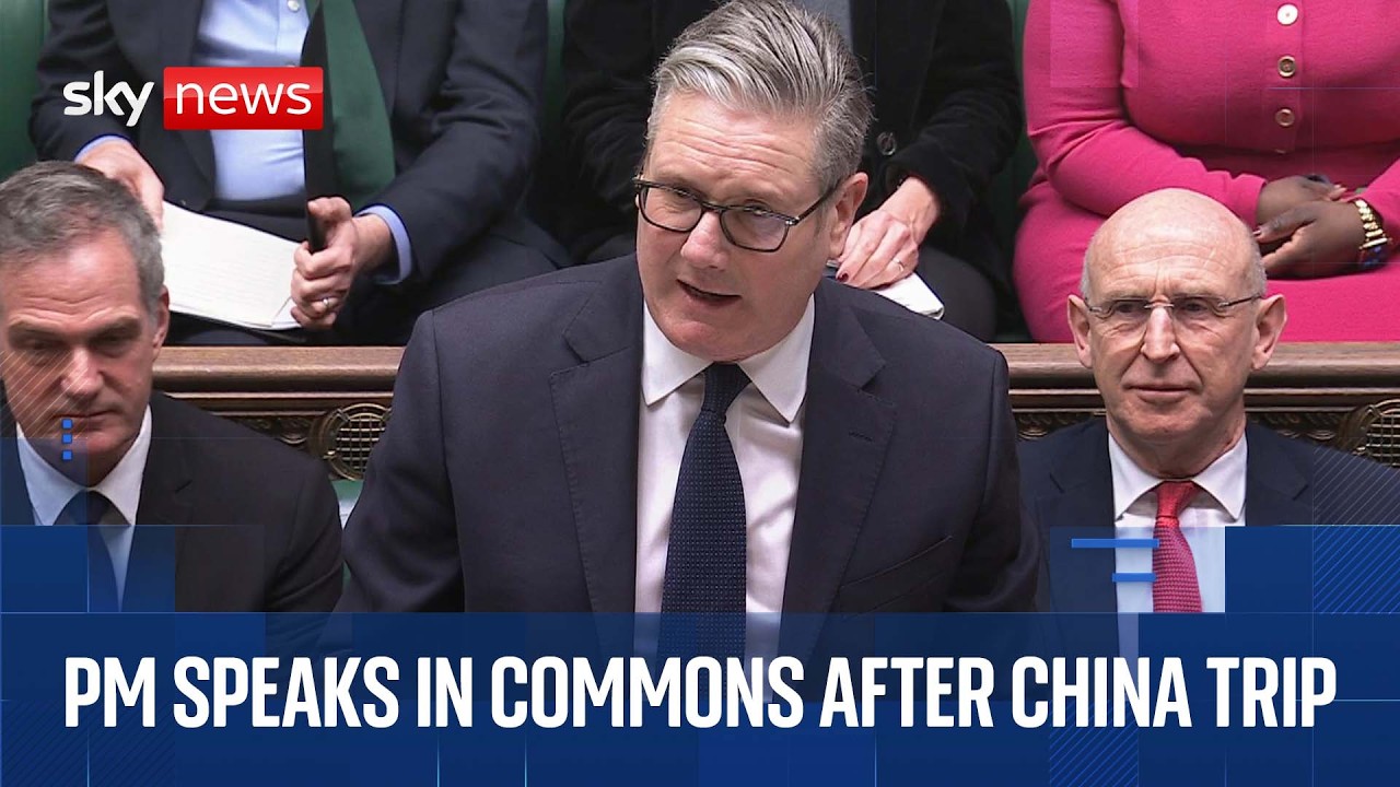 Keir Starmer delivers statement on China visit