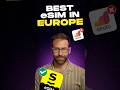 Best eSIM for Europe? Saily Delivers