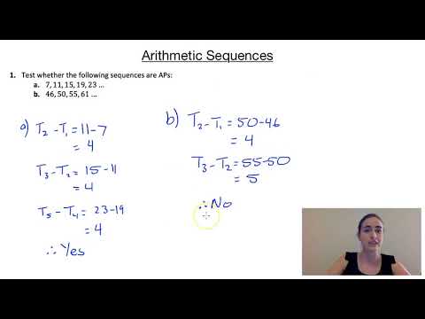 Arithmetic Sequences - YouTube