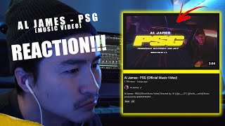 Al James - PSG (Official Music Video)  RS REACTION!!!