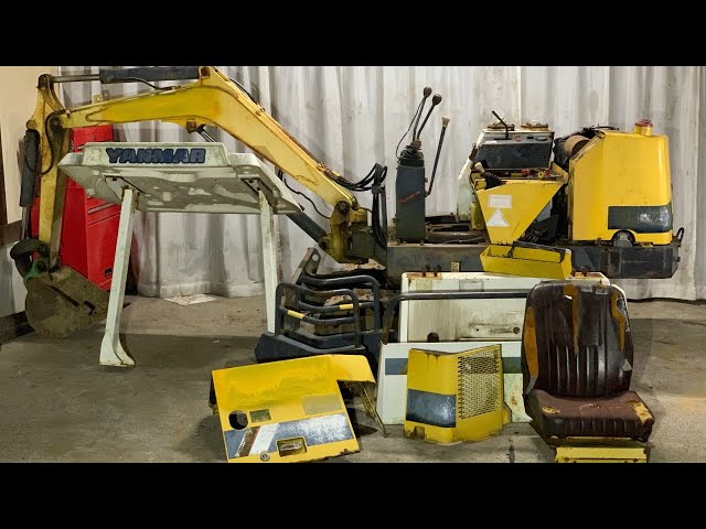 ヤンマーバックホーB12 Backhoe/Heavy Equipment] I stripped the B12 I bought on Yahoo