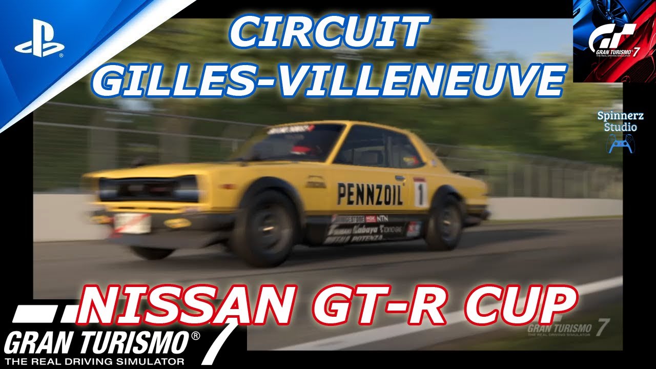 Gran Turismo 7 Nissan GT-R Cup | Circuit Gilles-Villeneuve (Hard) | Skyline Hard 2000GT-R '70