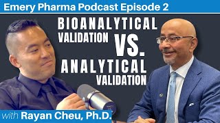 Bioanalytical method validation vs. analytical method validation by Dr. Ryan Cheu, director of chem.