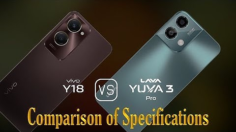 vivo Y18 vs. Lava Yuva 3 Pro: A Comparison of Specifications