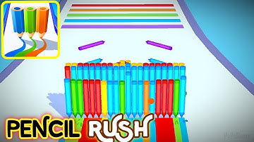 Satisfying Mobile Gameplay Pencil Rush 3D All Levels Walkthrough Part 1 Top Video Tiktok MW8A90S