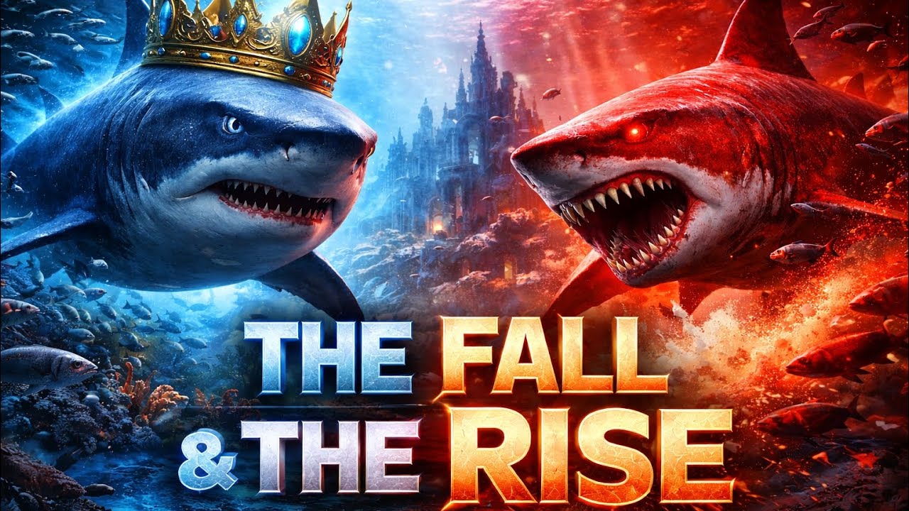 BLUE SHARK: THE FALL & THE RISE | Epic Underwater Shark War | 8K Cinematic Animation