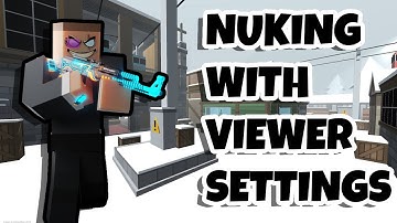 Nuking With Viewer Settings in Krunker(DevilGaming190)