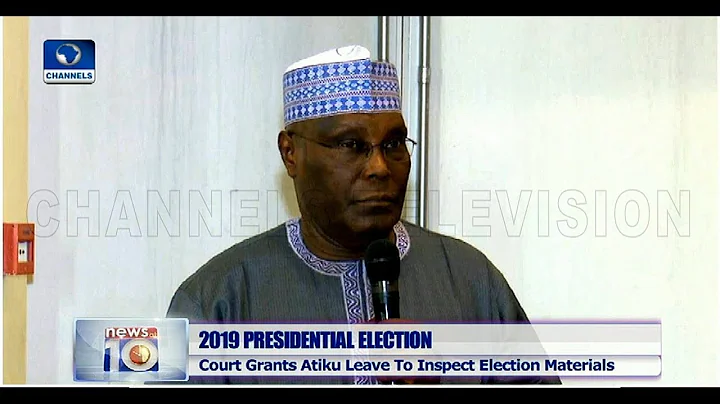 Court Orders INEC To Allow PDP, Atiku Access All Electoral Materials Pt.1 06/03/19 |News@10|