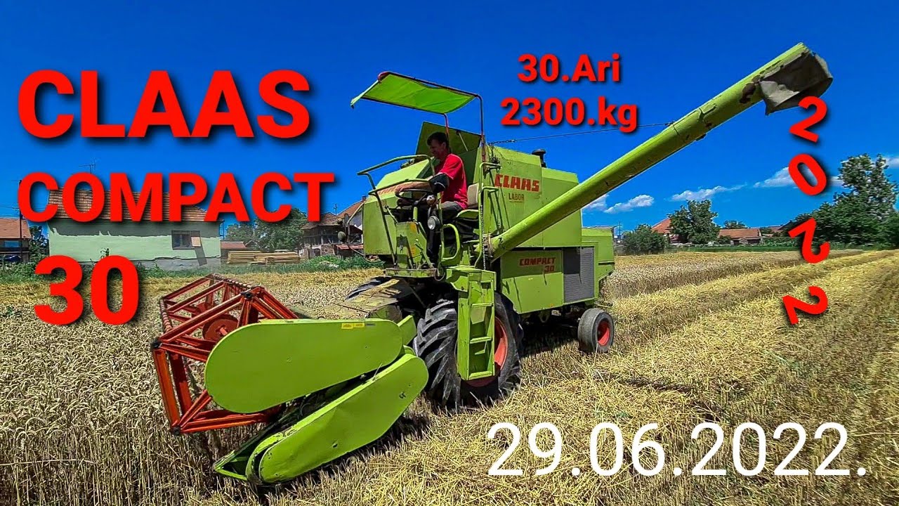 Zetva Psenice 29.06.2022. CLAAS COMPACT 30 Harvest 2022