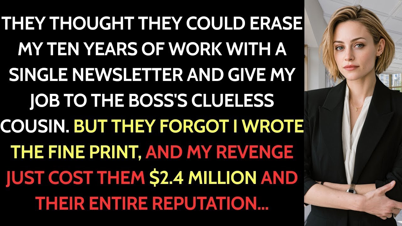 She Got the Job After 5 Months  I Ran the Chain for 10 Years  Guess Who Quit With a Smile