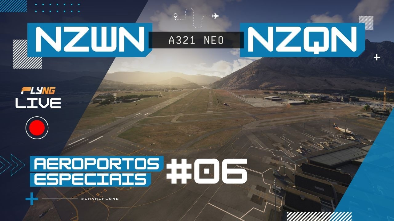 🔴Aeroportos Especiais EP06  - Queenstone, New Zeeland!