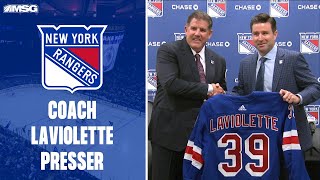 Peter Laviolette Introduced as New York Rangers Head Coach | New York Rangers