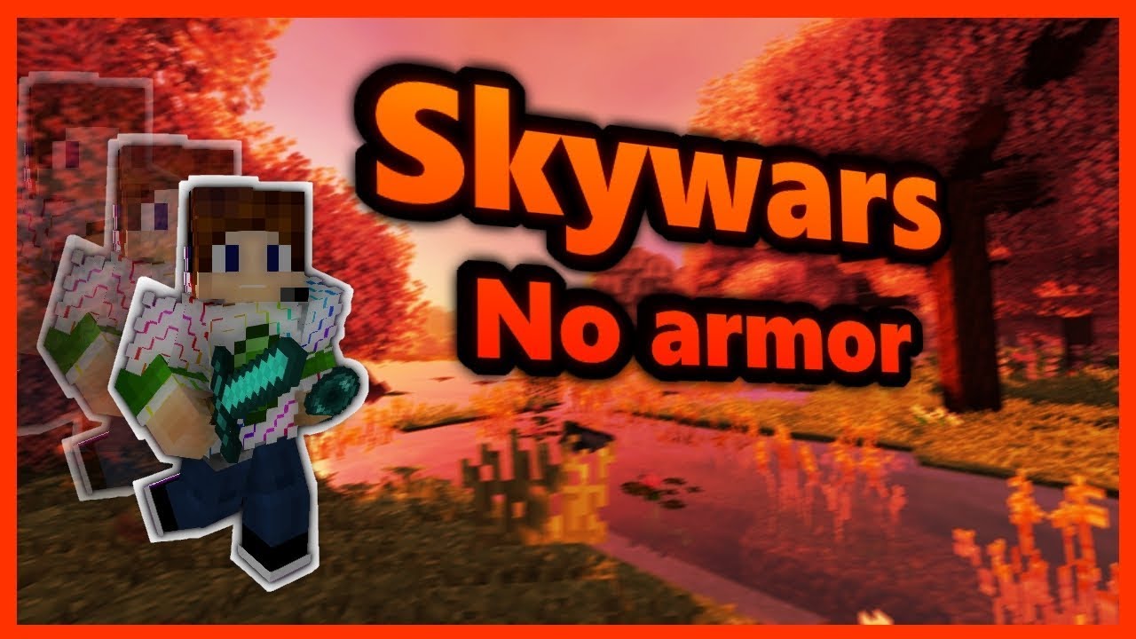 No armor challenge in Skywars (7 kills!)