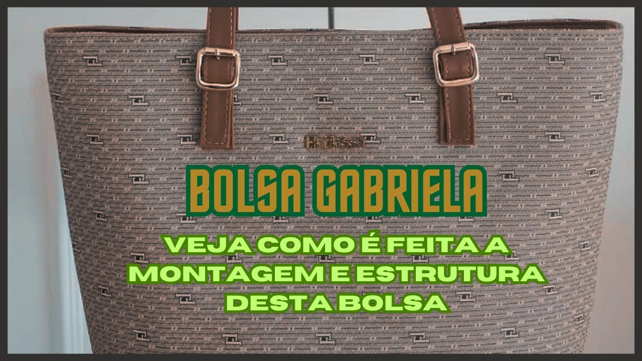 BOLSA GABRIELA - Processo de montagem e colagem de uma Bolsa Tote - 1° PARTE