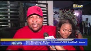 Kelly Okungbowa marks birthday with unveiling of Lounge in Benin
