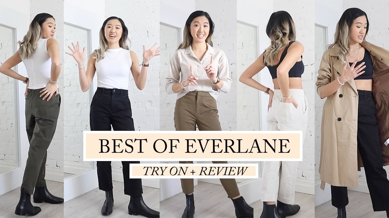 BEST OF EVERLANE COLLECTION: Try On + Reviews 