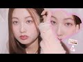 ⁺₊핀터레스트 걸⋆⁺ 메이크업 pinterest girl makeup |릴리바이레드 섀도우 팔레트 ₊ 어뮤즈 젤핏틴트 ₊ 힌스 세컨 스킨 쿠션 ₊ 글램팜 고데기 언박싱 | 블럼