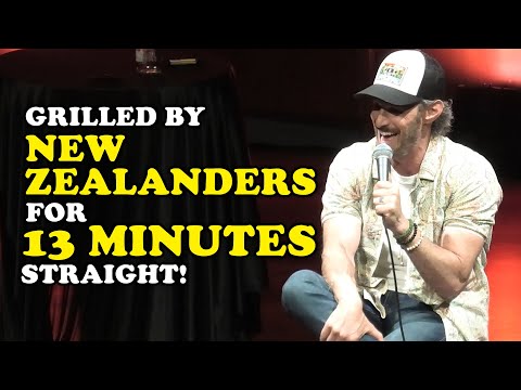 New Zealanders Questioning A Stand-Up Comedian For 13 Minutes Straight | Crowd Work