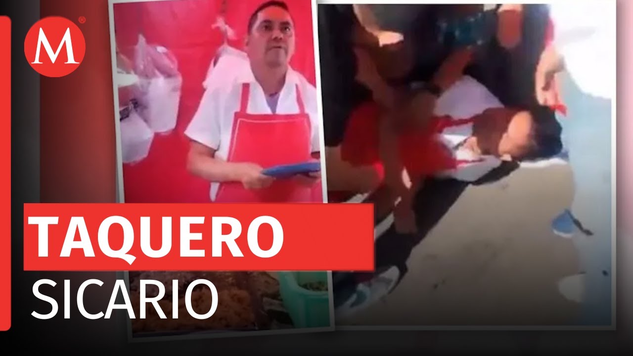 Taquero AMENAZA a una mujer con un cuchillo en CdMx