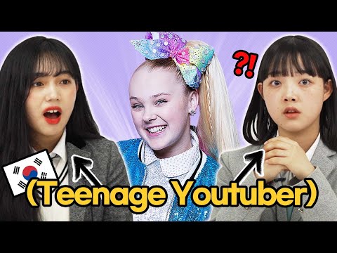 Korean Teenage YouTubers React To 'American Teenage YouTubers' for the first time!!
