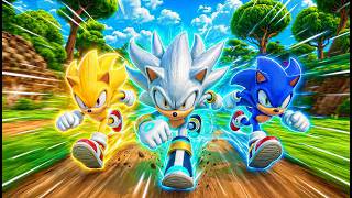 Who Runs Faster? Super Sonic   Hyper Sonic   Sonic screenshot 1