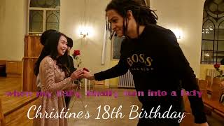 Christine's 18th Birthday celebration with church family at Malmö Bethel church