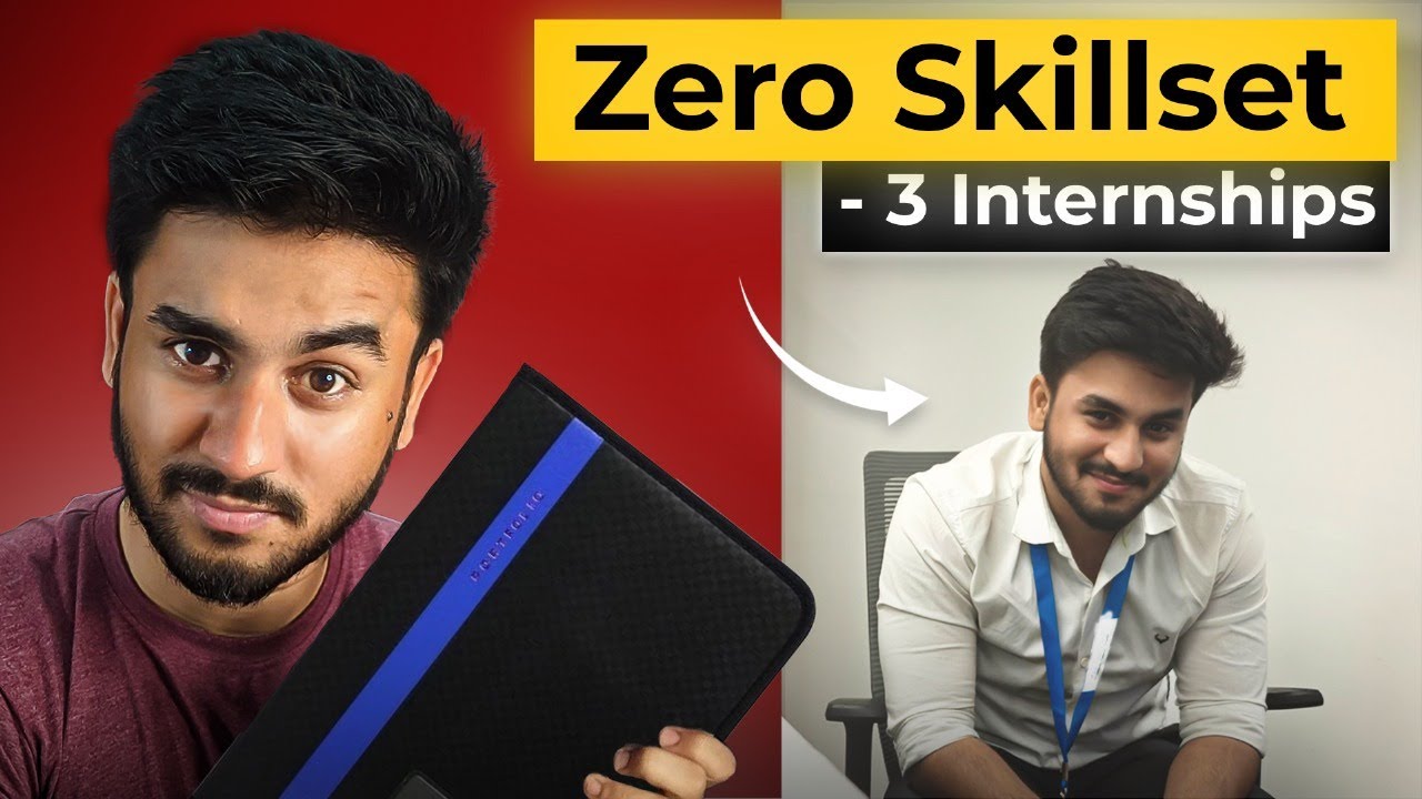 This is How I Got My First Internship with Zero Skillset