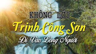 Nhạc Không Lời TRỊNH CÔNG SƠN Đi Vào Lòng Người, Hòa Tấu Guitar Slowrock Cực Cuốn Hút