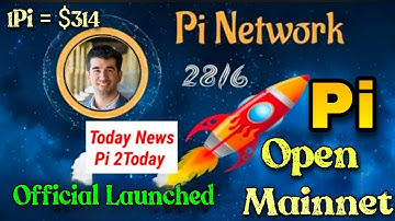 Boom 💥Pi Network Open Mainnet official Launched New Update 🤩1Pi = $314 🤑🎉#crypto #bitcoin #pinetwork