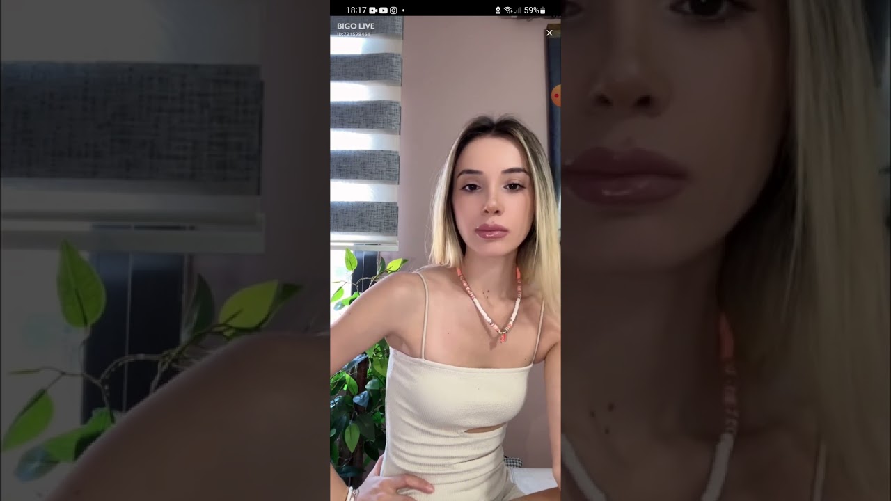 Elif- Beautiful blonde turkish girl smoking cigarette