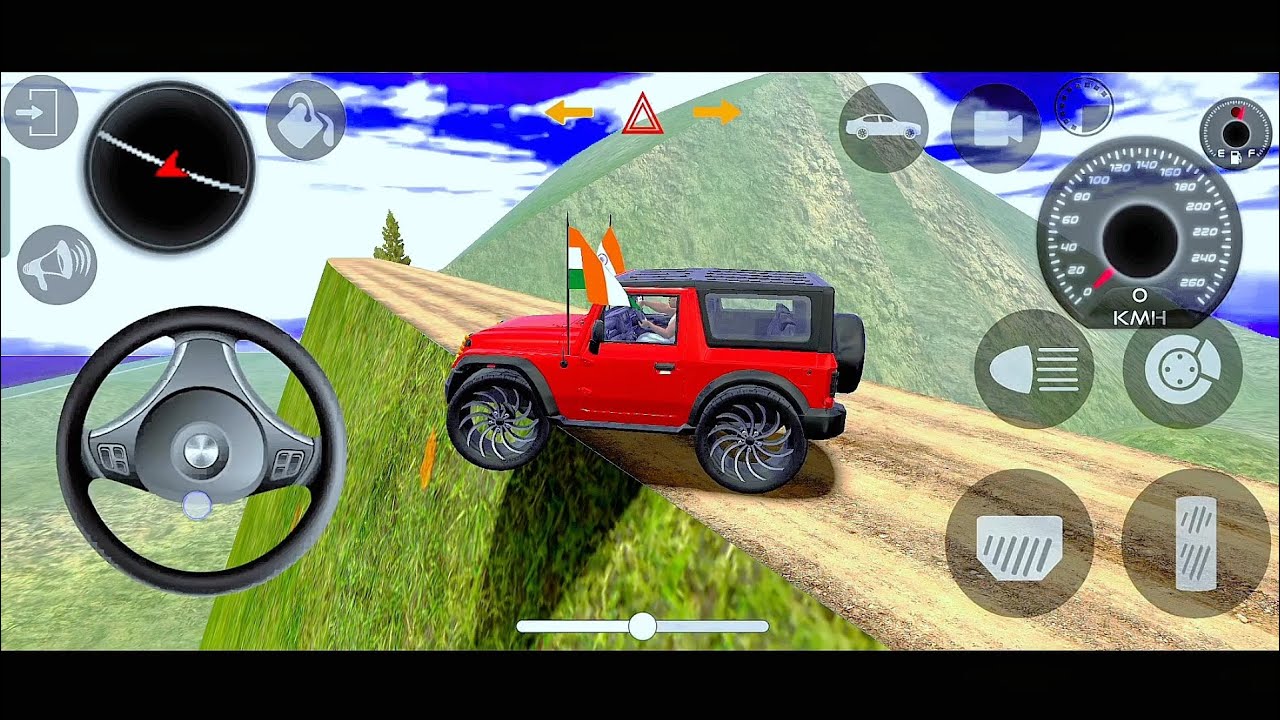 Modified Mahindra Thar 😈 Games: Indian Red Thar 🇮🇳 (Gadi Wala Game) Car Game Android 2026