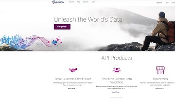 Experian API Products