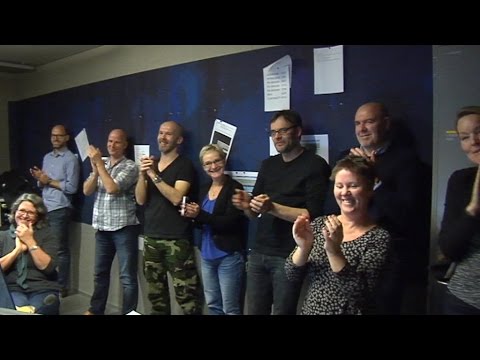 Kollegaerne klappede efter