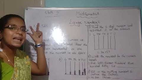 4th standard large numbers exercise 1.2