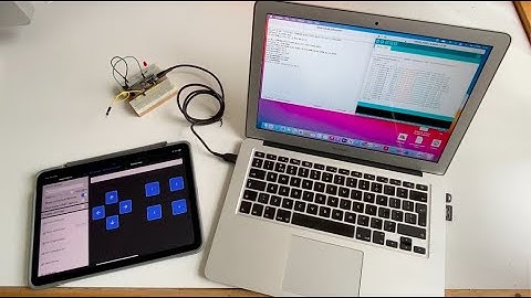 iPhone control of ESP32 using Bluefruit Connect
