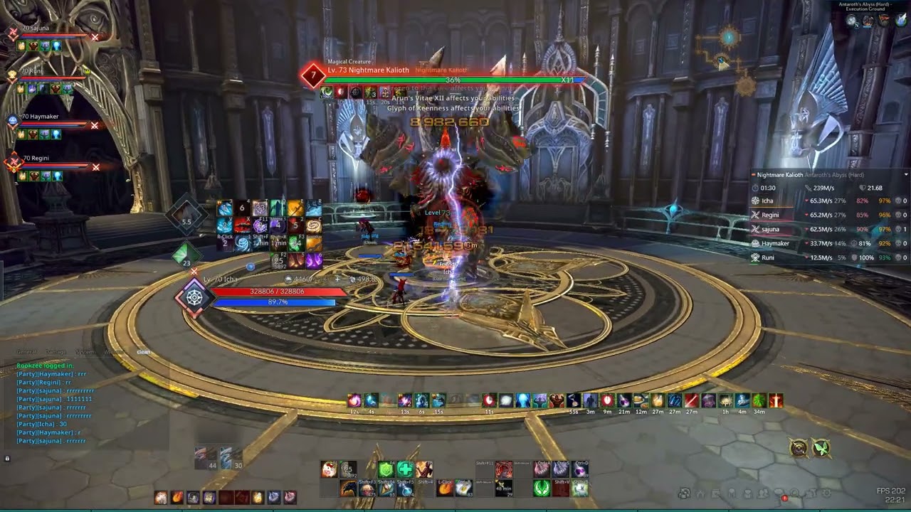 Antaroths Abyss Nightmare Kalioth Sorcerer 64.2m - Menma's Tera