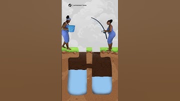 She really went there with a fishing rod 😅 #viral #shorts #funny