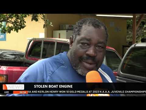STOLEN BOAT ENGINE