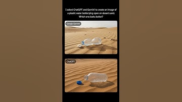 A visual comparison between Google Gemini and Chatgt! #chatgpt #google #googlegemini #ytshorts