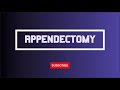 APPE 007, Laparoscopic appendectomy, Adhesiolysis, Subtitled